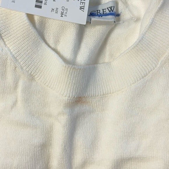 J crew Short-sleeve cotton crewneck sweater XL**** - Picture 4 of 4